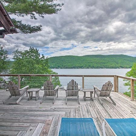 Waterfront Lake George Cabin Walk To Water Exterior foto